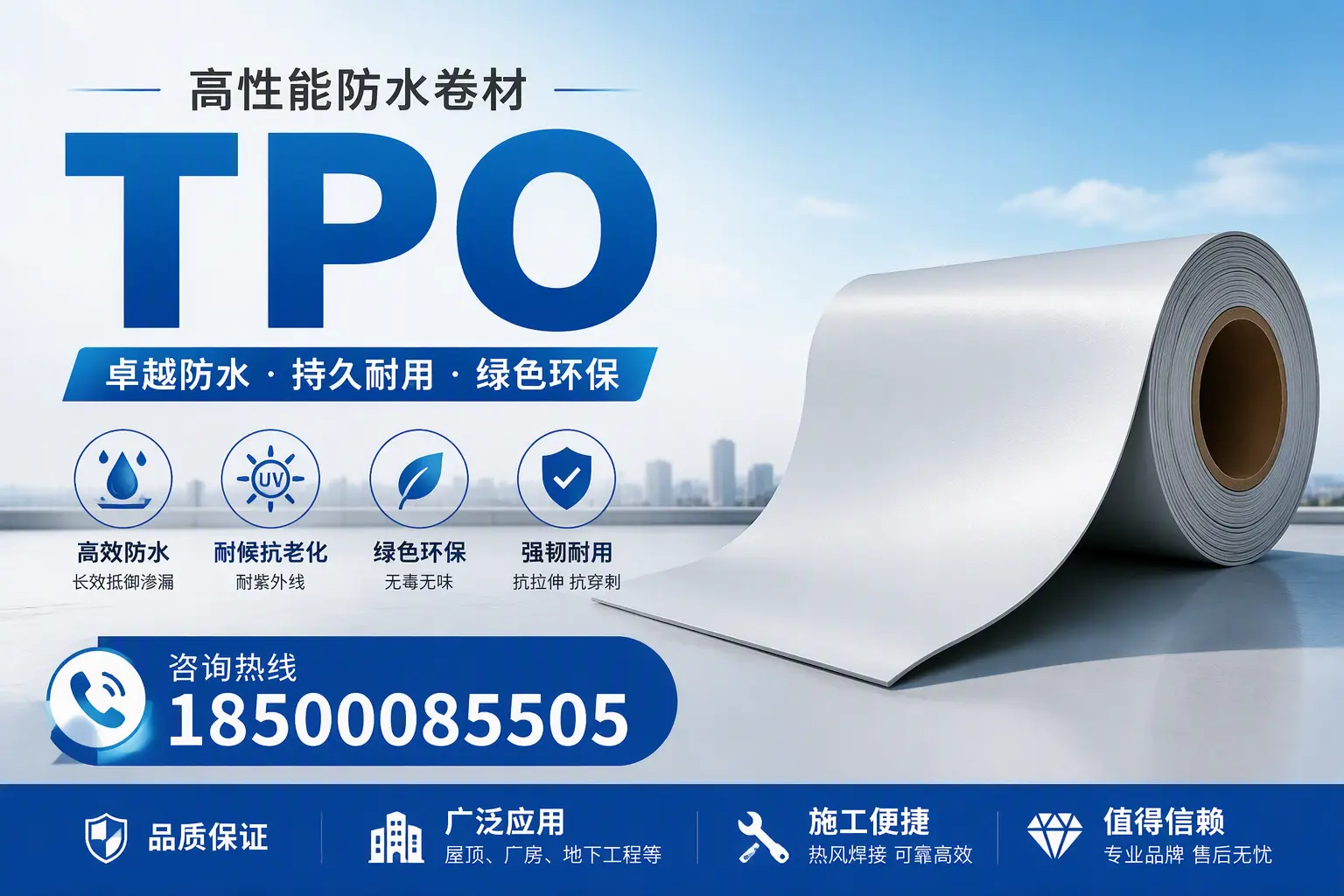 TPO材料的环保特性及其在本溪的应用